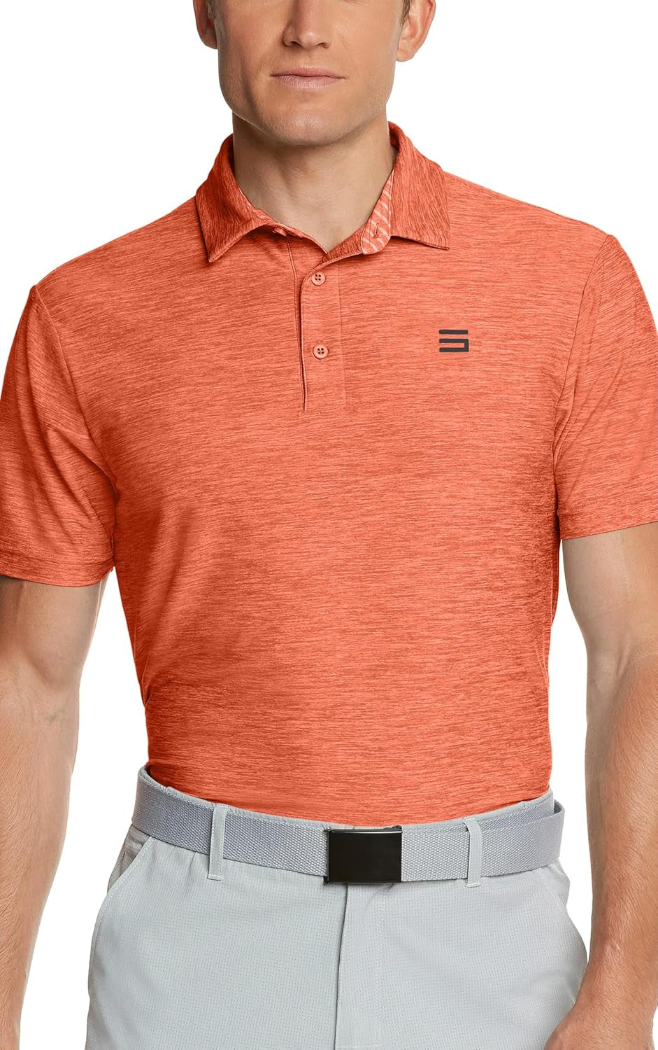 Golf Shirts for Men - Dry Fit Short-Sleeve Polo, Athletic Casual Collared T-Shirt