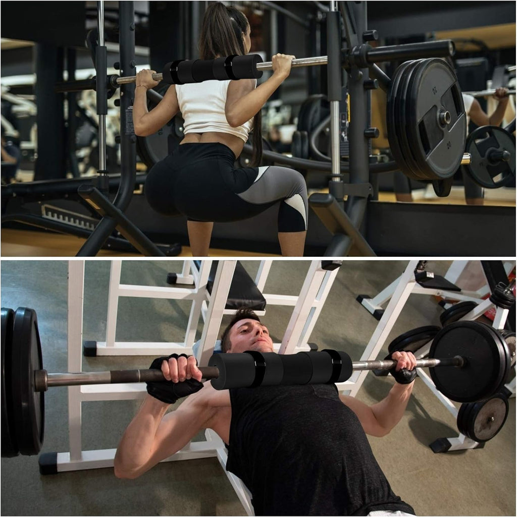 Barbell Pad Squat Pad for Weight Bar, Hip Thrust Pad for Support and Protection, Removable Barbell Bar Padding Cushion